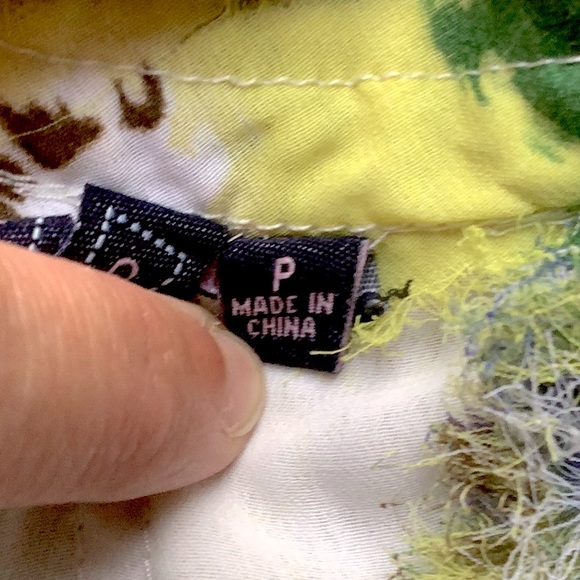 Anthropologie One September Tank Top with Fraying Detail Size P-Small - Picture 5 of 7